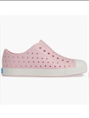 Native Sneakers Jefferson Milk Pink Shell White Water Play Infant Baby Size 5